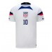 Spojené štáty Christian Pulisic #10 Domáci futbalový dres MS 2022 Krátky Rukáv